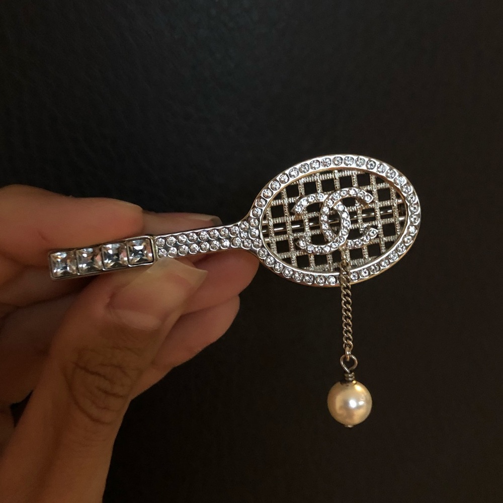 Authentic CHANEL Tennis Brooch